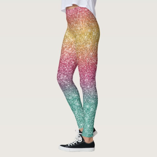 Rainbow Glitter  Leggings (Links)