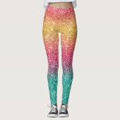 Rainbow Glitter  Leggings (Voorkant)