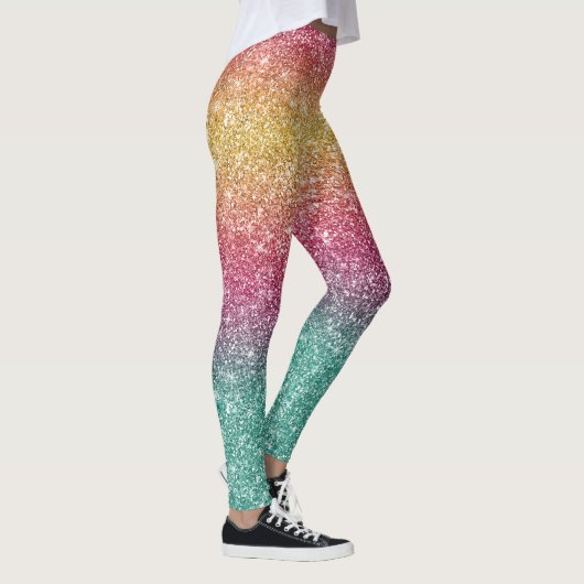 Rainbow Glitter  Leggings (Rechts)