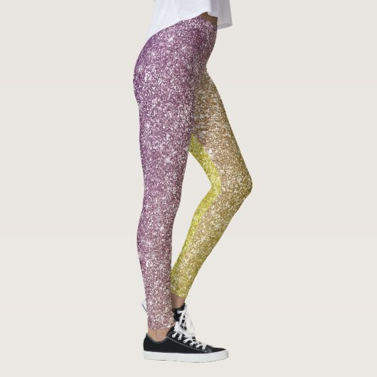 Rainbow Glitter Leggings (Rechts)