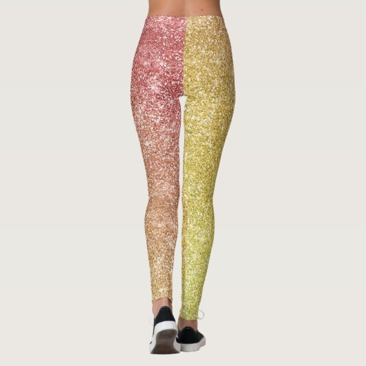 Rainbow Glitter  Leggings (Achterkant)