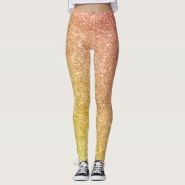 Rainbow Glitter  Leggings