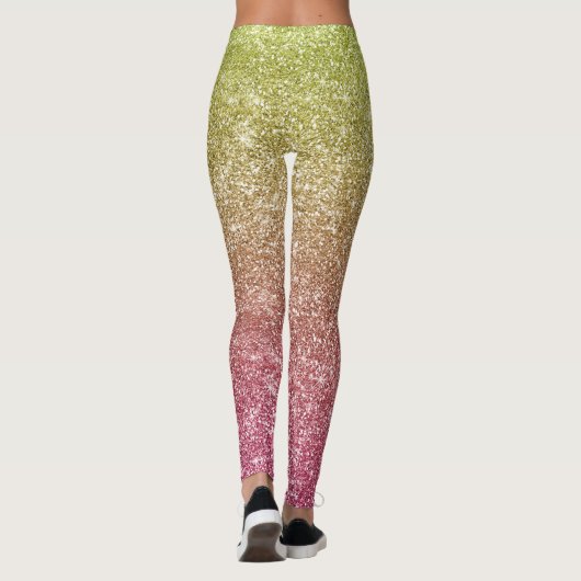 Rainbow Glitter  Leggings (Achterkant)