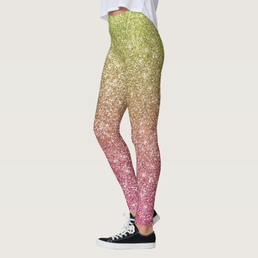 Rainbow Glitter  Leggings (Links)