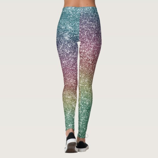 Rainbow Glitter  Leggings (Achterkant)