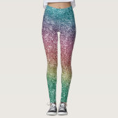 Rainbow Glitter  Leggings (Voorkant)