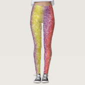 Rainbow Glitter  Leggings (Voorkant)