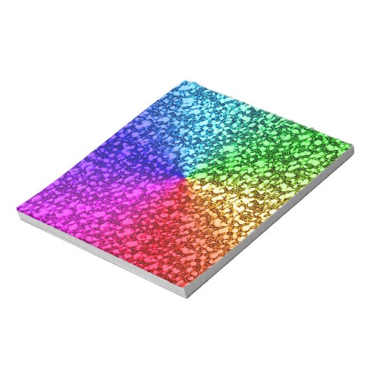 RAINBOW GLITTER NOTITIEBLOK (Linkerzijde)