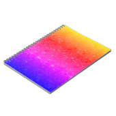 Rainbow Glitter notitieboek (Linkerzijde)