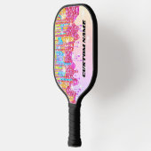 Rainbow glitter pickleball paddle (Links)