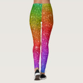 Rainbow Glitter Pride Leggings (Achterkant)
