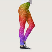 Rainbow Glitter Pride Leggings (Rechts)