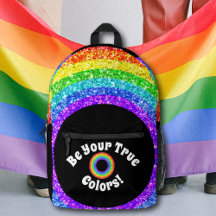 Rainbow Glitter Pride LGBT zijn jouw ware kleuren