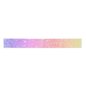 Rainbow Glitter Satin Ribbon Satijnen Lint (Voorkant)