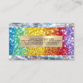 Rainbow Glitter | Shimmer Shine Visitekaartje (Achterkant)