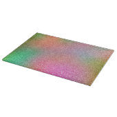 Rainbow Glitter Snijplank (Hoek)