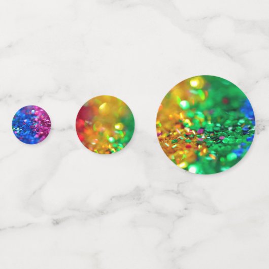 Rainbow Glitter Tafel Scatter Feestelijke Partij Confetti (Achterkanten)