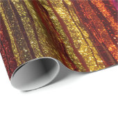 Rainbow Glitter Tinsel Strands PartyWrapping Paper Cadeaupapier (Rol Hoek)