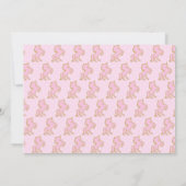 Rainbow Glitter Unicorn foto verjaardagsuitnodigin Kaart (Achterkant)