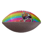 Rainbow Glitter Unicorn Sparkly LGBT+ Sparkles American Football (Gedraaid 90)