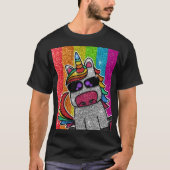Rainbow Glitter Unicorn Sparkly LGBT Sparkles Cute T-shirt (Voorkant)