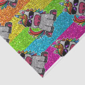 Rainbow Glitter Unicorn Sparkly LGBTQ+ Sparkles Tissuepapier (Detail)