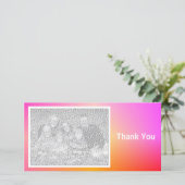 Rainbow Glow 01 Bedankkaart (Staand voorkant)