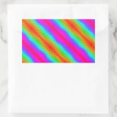 Rainbow Glow diagonale streep Sticker (Tas)