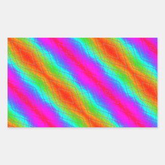 Rainbow Glow diagonale streep Sticker