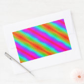 Rainbow Glow diagonale streep Sticker (Envelop)