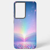 Rainbow Glow Fantasy Phone Case Samsung Galaxy Hoesje (Achterkant)