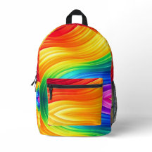 Rainbow Glow Gradient Grote Rugzak
