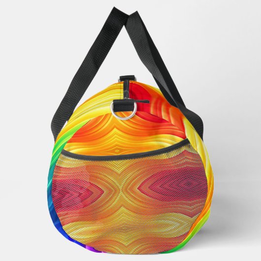 Rainbow Glow Gradient Gym & Duffle Bag Plunjezak (Rechts)