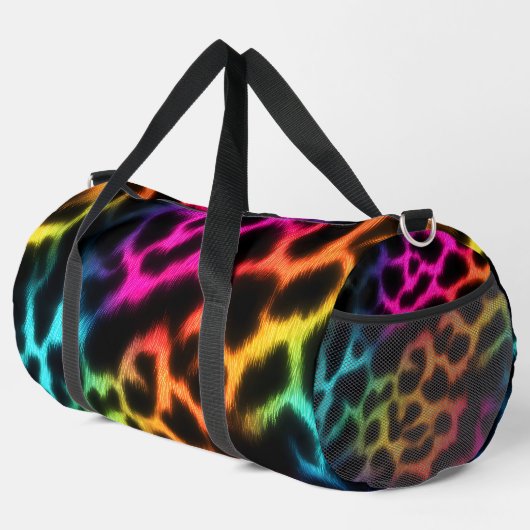 Rainbow Glow Leopard Print Plunjezak (Rechterhoek)