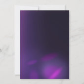 Rainbow Glow Roller Schaatsen Disco Party Verjaard Kaart (Achterkant)