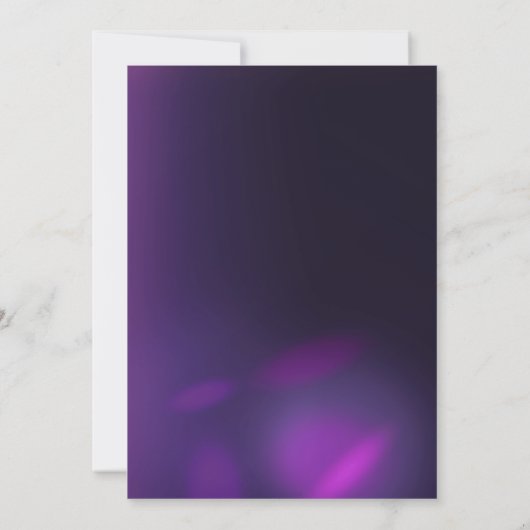 Rainbow Glow Roller Schaatsen Disco Party Verjaard Kaart (Achterkant)