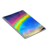 Rainbow Glow Sky Notitieboek (Rechterzijde)