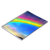 Rainbow Glow Sky Notitieboek (Linkerzijde)