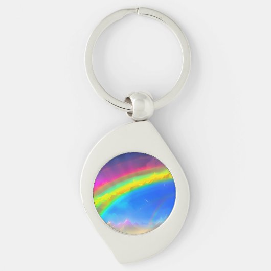 Rainbow Glow Sky Sleutelhanger (Voorkant)