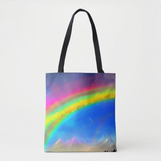 Rainbow Glow Sky Tote Bag (Voorkant)