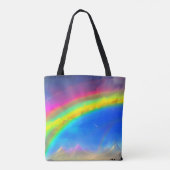 Rainbow Glow Sky Tote Bag (Achterkant)