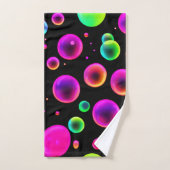 Rainbow Glowing Bubble Dream Bad Handdoek (Handdoek)