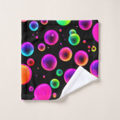 Rainbow Glowing Bubble Dream Bad Handdoek (Wasdoekje)