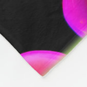 Rainbow Glowing Bubble Dream Fleece Deken (Hoek)