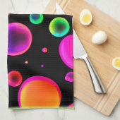 Rainbow Glowing Bubble Dream Theedoek (Quarter Fold)