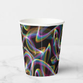 Rainbow Glowstick Lightpainting: Papieren Bekers (Rechts)