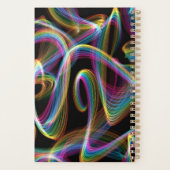 rainbow glowstick lightpainting : planner (Achterkant)