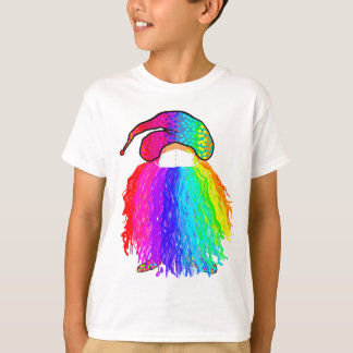 Rainbow Gnome met een masker T-shirt