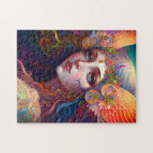 Rainbow Goddess Fantasy Art Jigzaag Puzzle Legpuzzel (Horizontaal)