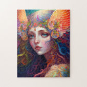 Rainbow Goddess Fantasy Art Jigzaag Puzzle Legpuzzel (Verticaal)